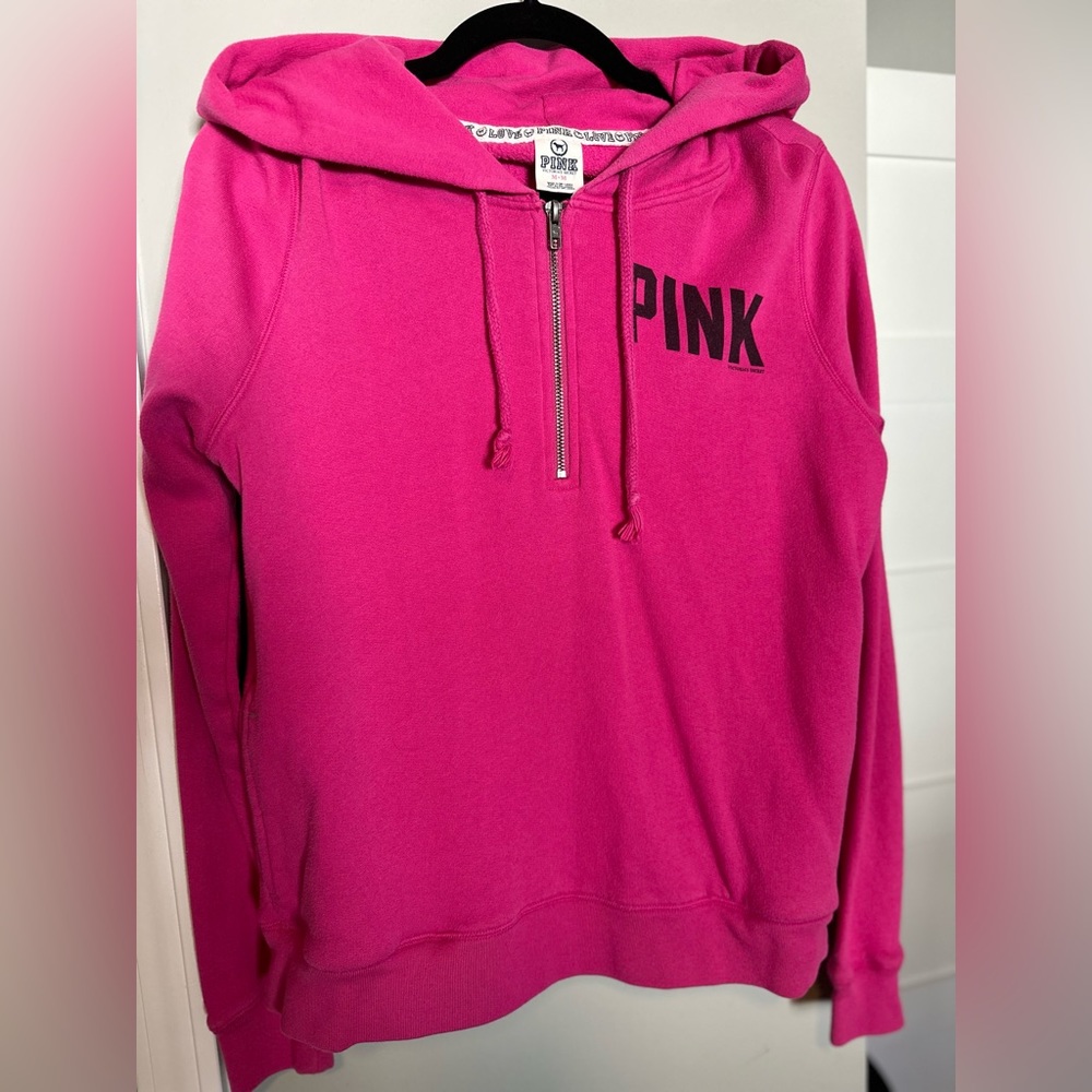 VS PINK quarter zip hoodie